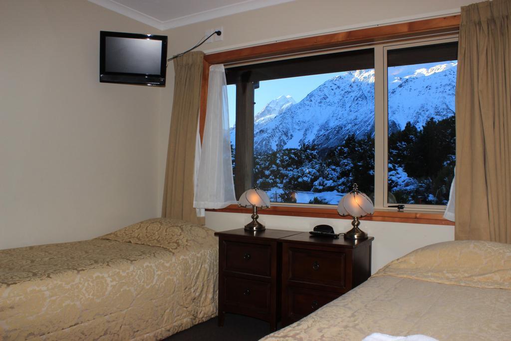 Aoraki Mount Cook Alpine alojamiento Villa Habitación foto